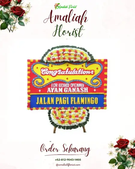 Sewa Papan Bunga Bunguran Selatan